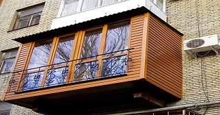Внешняя отделка балкона Чайковский цена от 1020 руб. м/2.